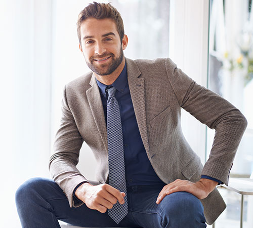 Businessman in a suit